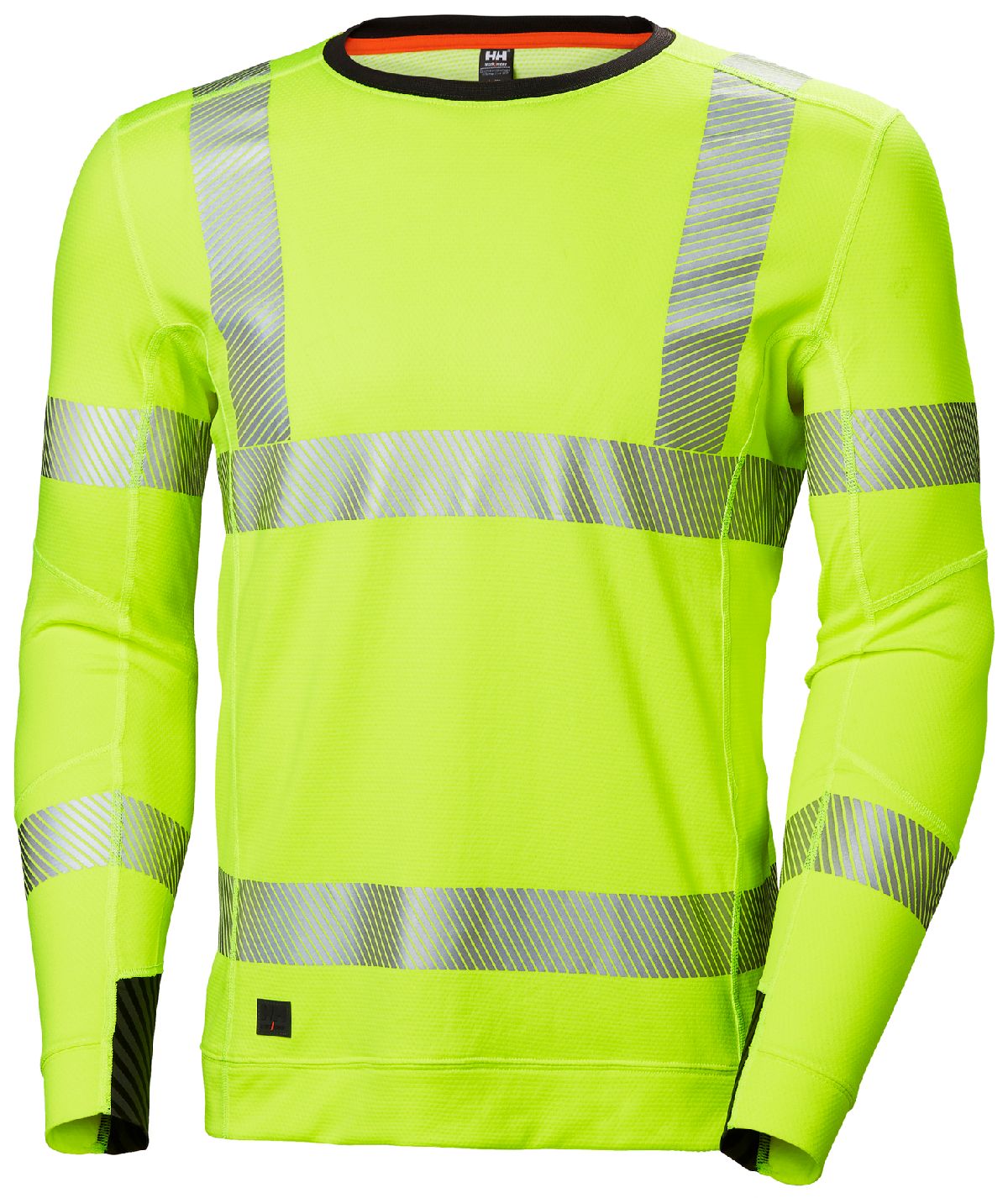 Helly Hansen Longsleeve 75111 Hh Lifa Active Hi Vis Crewneck 360 Gelb - Herren / Unisex