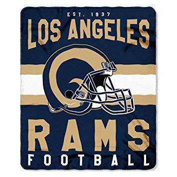 Los Angeles Rams Fleece Decke American Football 127 x 150cm