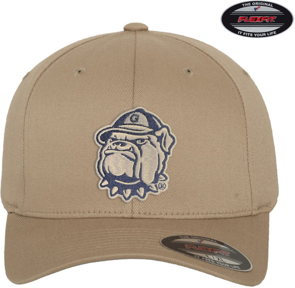 University Of Georgetown Hoyas Big Jack Flexfit Cap Khaki