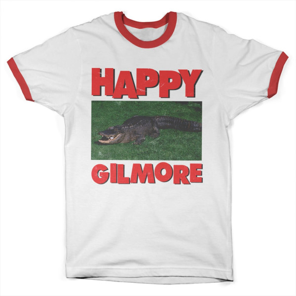 Happy Gilmore T-Shirt Alligator Ringer Tee UV-51-HG005-DTF876