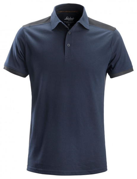 Snickers AllroundWork Poloshirt Navy-Stahlgrau