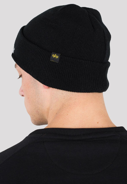 Alpha Industries 3D Beanie Mützen Black