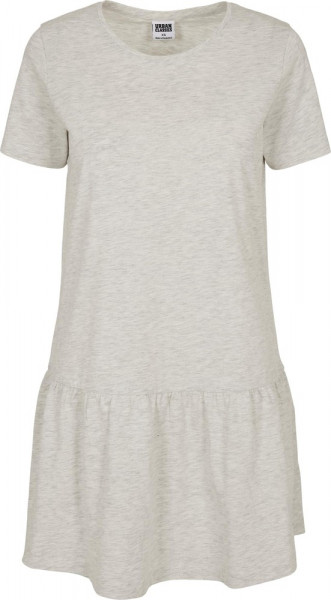 Urban Classics Damen Ladies Valance Tee Dress Lightgrey