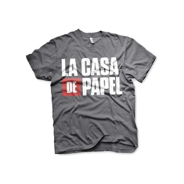 La Casa De Papel Logo T-Shirt Dark-Grey