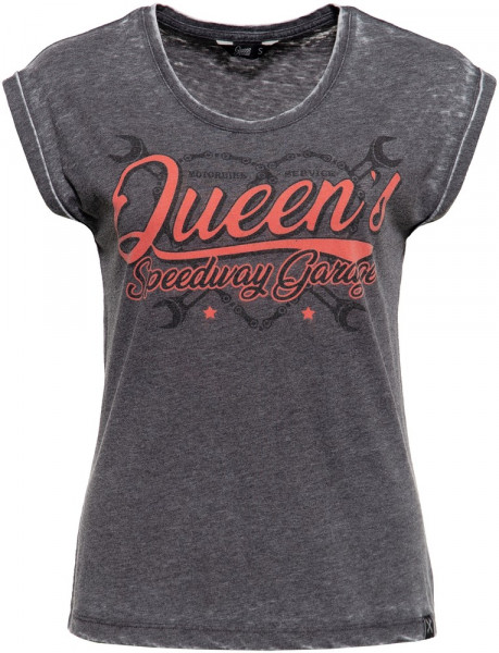 Queen Kerosin T-Shirt QKU21021 Anthrazit