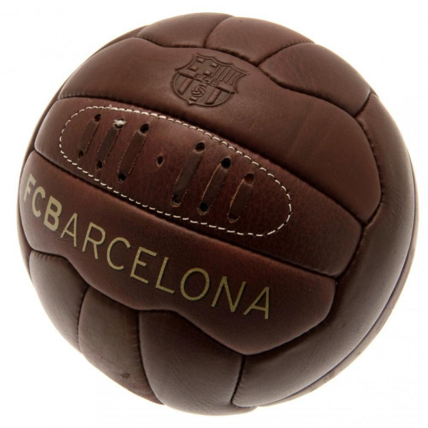 FC Barcelona Ball Retro Gr.5 Fussball Primera Division Brown