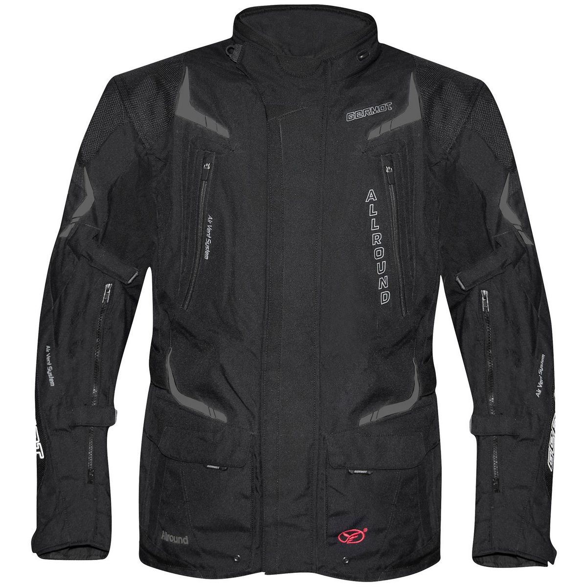 Germot Herren Motorrad Jacke Textiljacke Allround Schwarz - Herren / Unisex