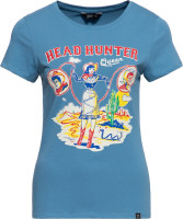 Queen Kerosin Damen Basic T-Shirt "Head Hunter" QKU41011