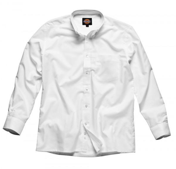 Dickies Hemd / T-Shirt Oxford Herrenhemd (Langarm) White