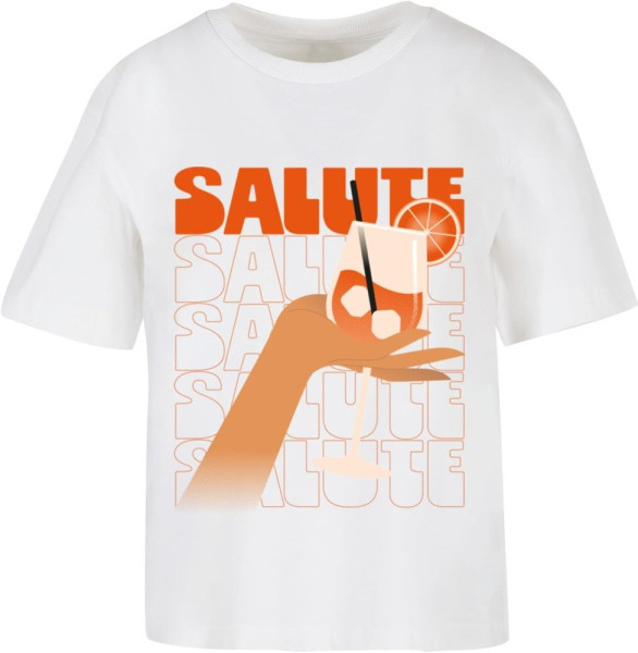 Miss Tee Damen T-Shirt Saluti A Tutti Tee MST124