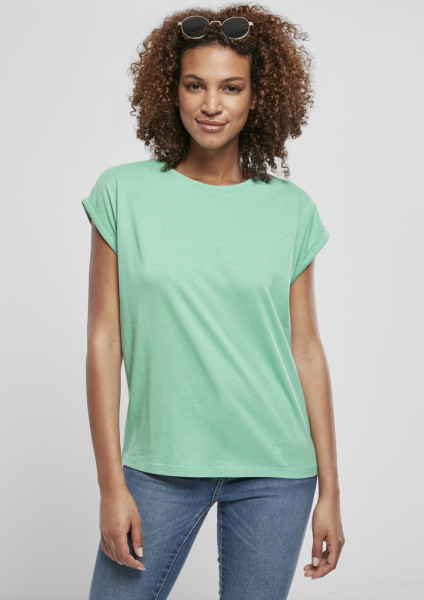 Urban Classics Damen T-Shirt Ladies Extended Shoulder Tee Freshseed