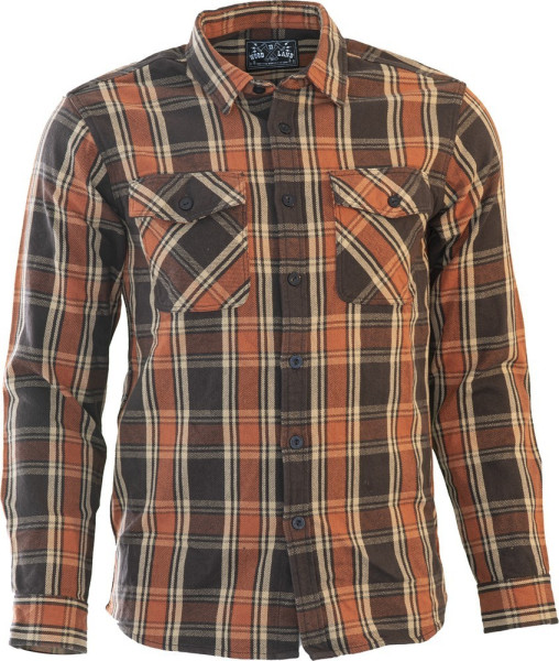 13 1/2 Motorrad-Hemd Woodland Check Shirt