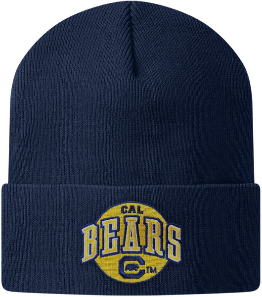Berkeley University of California Cal Bears Big Patch Beanie Mütze Navy