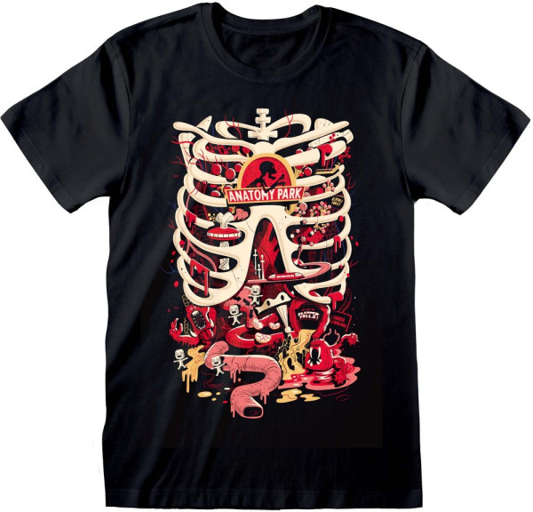 Rick And Morty - Anatomy Park T-Shirt Black