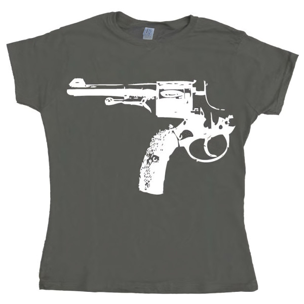 Hybris Damen Reversed Revolver Girly T-Shirt SH-5-15173-H14-2