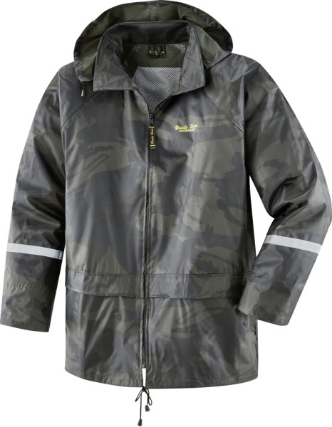 Uncle Sam Regenjacke Oliv Camouflage