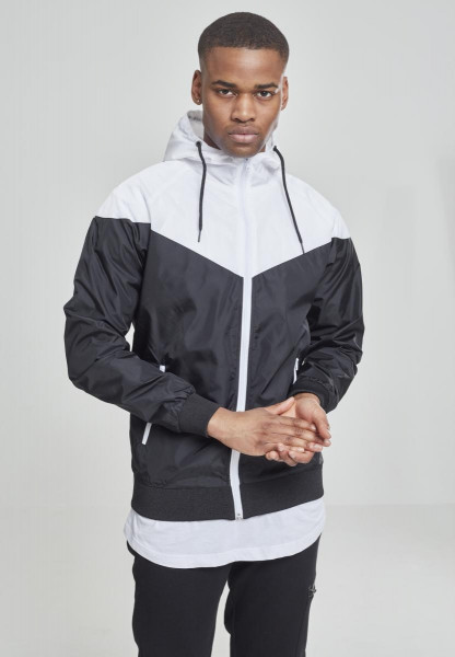 Urban Classics Light Jacket Arrow Windrunner Black/White