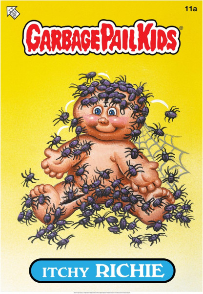 Garbage Pail Kids Itchy Richie Poster 50x70 cm Multicolor