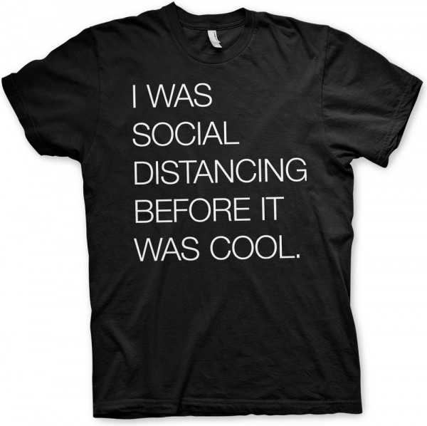 Hybris Social Distancing Before It Was Cool T-Shirt Black