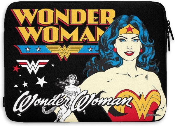 Wonder Woman Laptop Sleeve Tasche Black