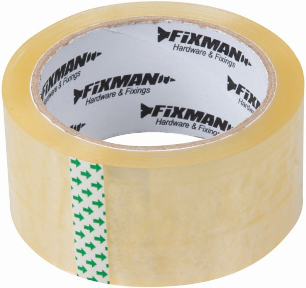 Fixman Absperr- und Klebebänder Paketband 48 mm x 66 m, 6er-Pckg.-Durchsichtig