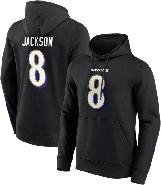 Baltimore Ravens N&N Graphic Hoodie Jackson 8 5302171