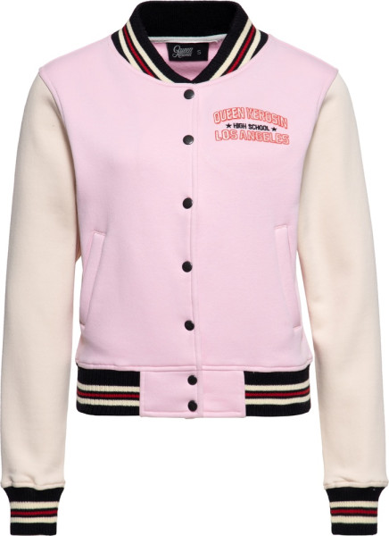 Queen Kerosin Damen College Sweat Jacke "Q High School" QKU44001