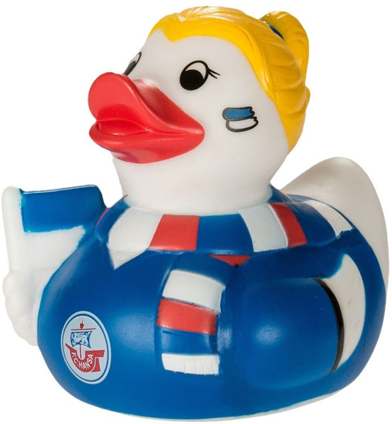 Hansa Rostock Badeente Lady Fussball Blau