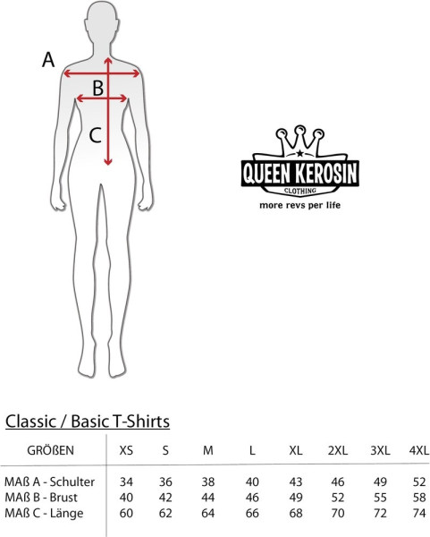 Queen Kerosin Damen Print T-Shirt Deep in Texas