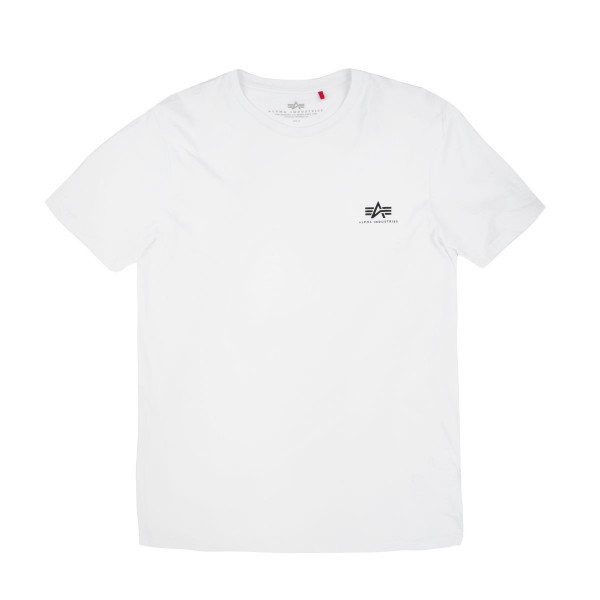 Alpha Industries Basic T Small Logo T-Shirt / Unisex White