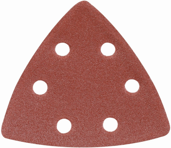 Silverline Schleifzubehör Delta-Klettschleifblätter, 90 mm, 10er-Pckg.