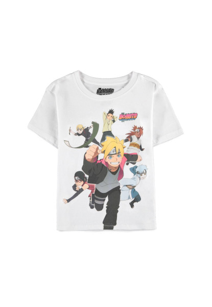 Boruto: Naruto Next Generations - Boys Short Sleeved T-Shirt White