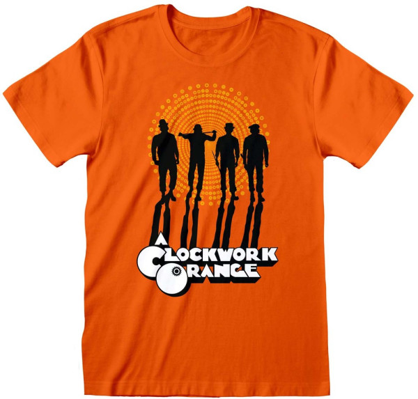 Clockwork Orange - Silhouettes T-Shirt Orange
