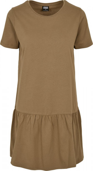 Urban Classics Damen Ladies Valance Tee Dress Khaki