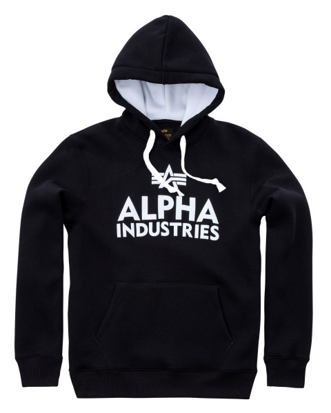 Alpha Industries Foam Print Hoody Hoodies / Sweatshirts Black/White