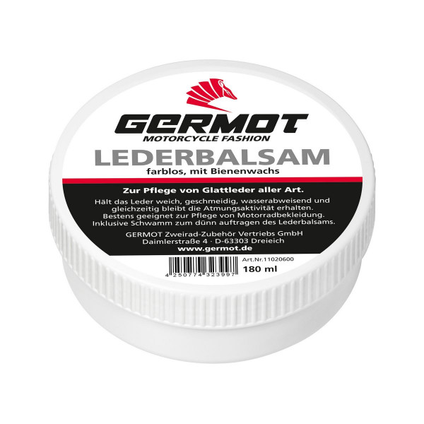 Germot Lederbalsam Farblos mit Bienenwachs - 180 ml