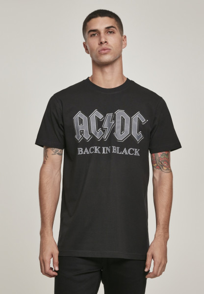 Merchcode T-Shirt ACDC Back In Black Tee Black