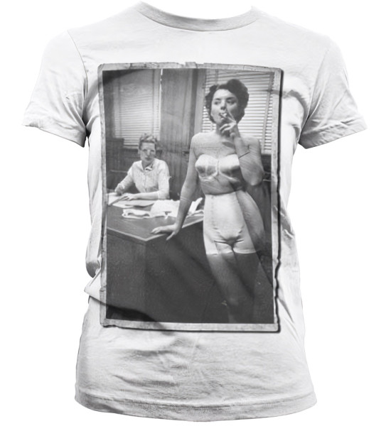 Hybris Damen Smoking Lingerie Model Girly T-Shirt SH-5-15439-H27-5