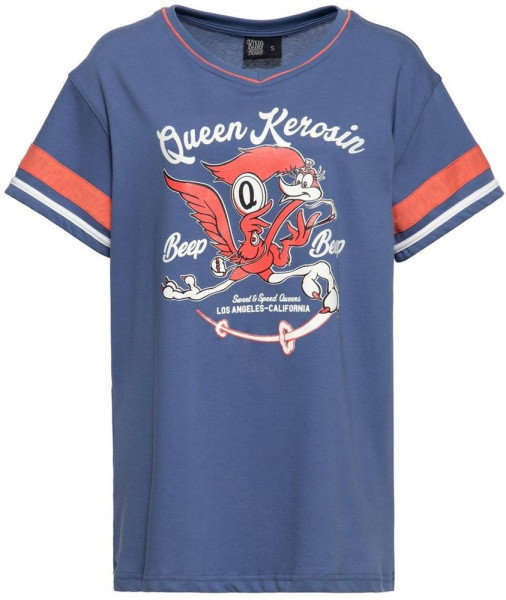 Queen Kerosin Damen College T-Shirt "Beep Bepp" QKU41001