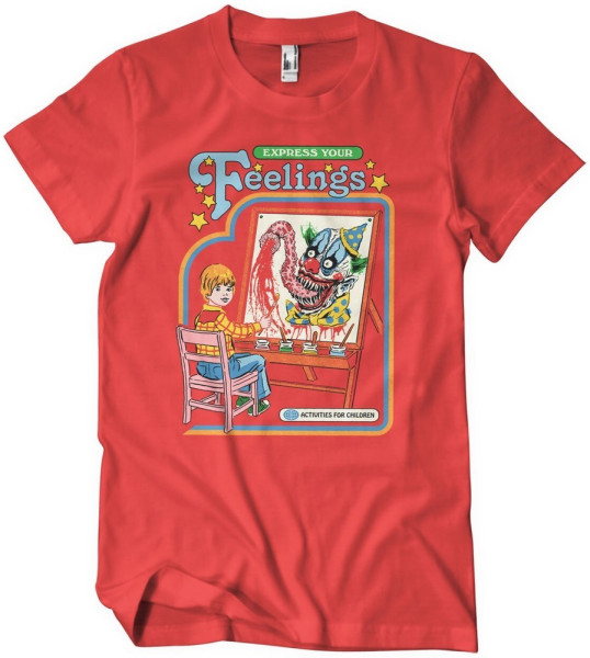 Steven Rhodes Express Your Feelings T-Shirt Red