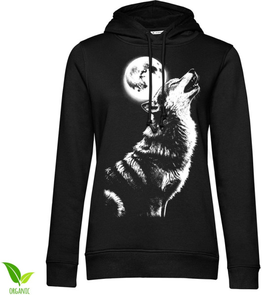 Hybris Damen Wolf Howl Girly Hoodie SH-57-16093-H95-2