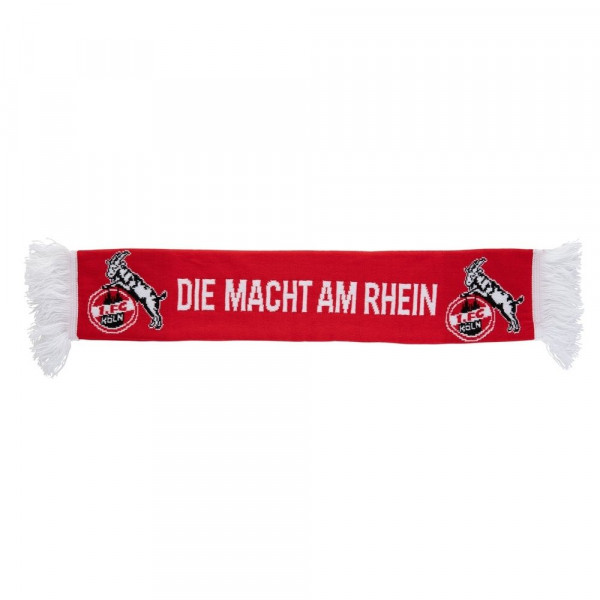 1. FC Köln Autoschal Die Macht am Rhein Fussball Rot/Weiß