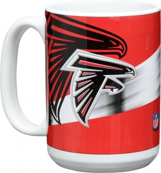 Atlanta Falcons 3D Inner Color Mug American Football NFL Rot/Weiß-445ml