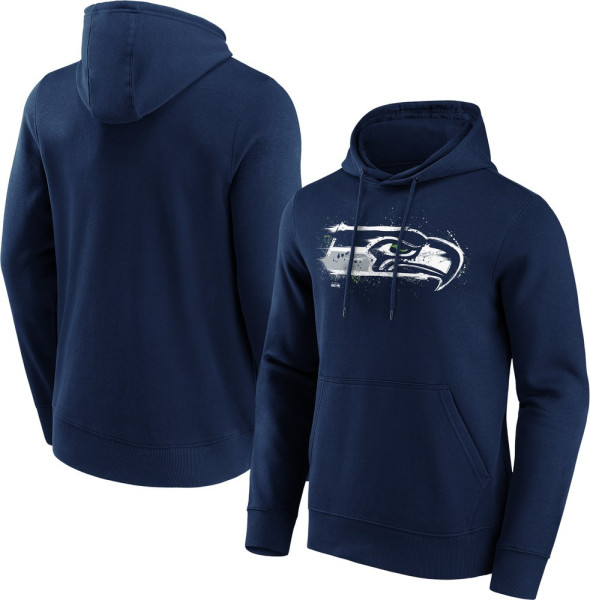 Seattle Seahawks Splatter Crest Graphic Hoodie