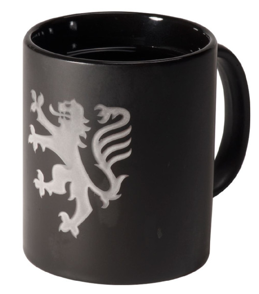 Eintracht Braunschweig Tasse Magic, sandgestrahlt Fussball Schwarz