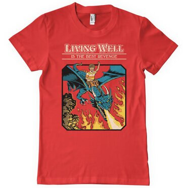 Steven Rhodes T-Shirt Living Well Is The Best Revenge T-Shirt DTR-1-SR123-DTF860