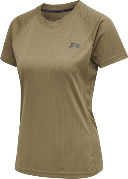 Newline Damen T-Shirt & Top Women Running T-Shirt S/S Lead Gray-M