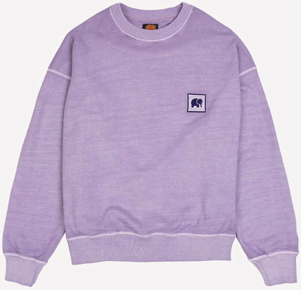 Trendsplant Damen Sweater Women's Espliego Pigment Dyed Oversized Sweater Lavender