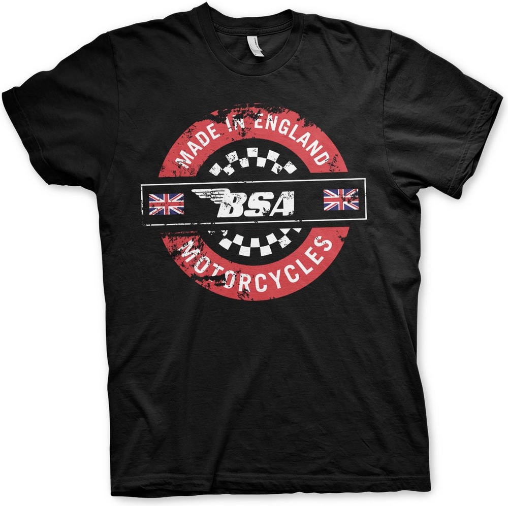BSA Made In England T-Shirt Schwarz - Herren / Unisex