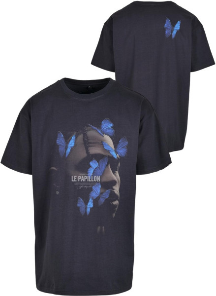 MT Upscale T-Shirt Le Papillon Oversize Tee Navy